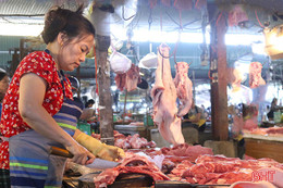 Hàng thịt "lao đao" khi dịch tả lợn Châu Phi chưa được kiểm soát