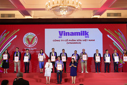 Vinamilk 28 năm liên tiếp giữ danh hiệu hàng Việt Nam chất lượng cao