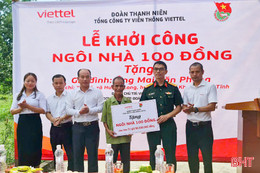 Viettel trao tặng "Ngôi nhà 100 đồng" tại huyện Hương Khê