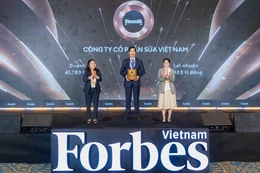 Vinamilk đứng đầu danh sách TOP 25 thương hiệu của Forbes Việt Nam