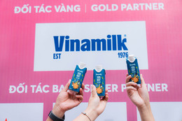 Vinamilk tài trợ “132 kg đạm*” cho 11.000 runner VnExpress Marathon Hà Nội