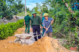 Sôi nổi thi đua xây dựng nông thôn mới