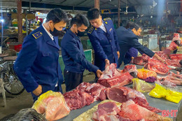Hà Tĩnh tập trung kiểm soát giết mổ, đảm bảo nguồn thịt an toàn dịp cuối năm