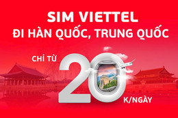 Viettel tăng 50% lưu lượng, giá không đổi khi roaming quốc tế