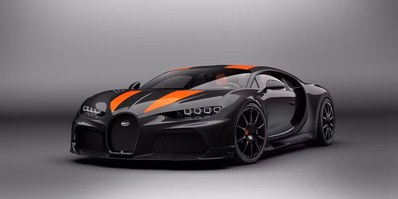 Siêu xe Bugatti Chiron đạt tốc độ hơn 490 km/h