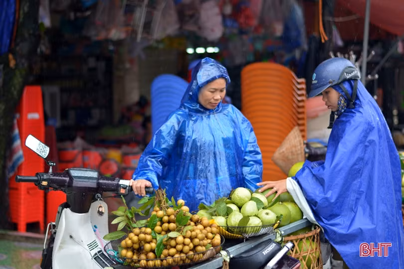 Mưu sinh ngày mưa ở Hà Tĩnh...