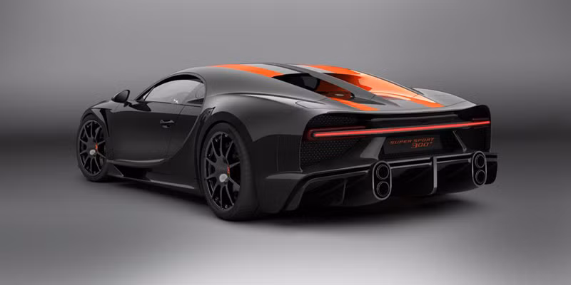 Siêu xe Bugatti Chiron đạt tốc độ hơn 490 km/h