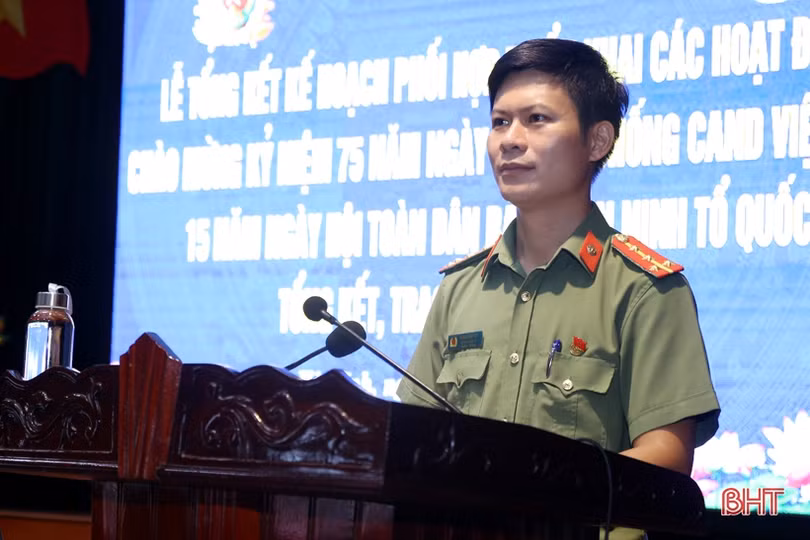 Trao thưởng các cuộc thi về truyền thống Công an nhân dân, ngày hội toàn dân bảo vệ ANTQ
