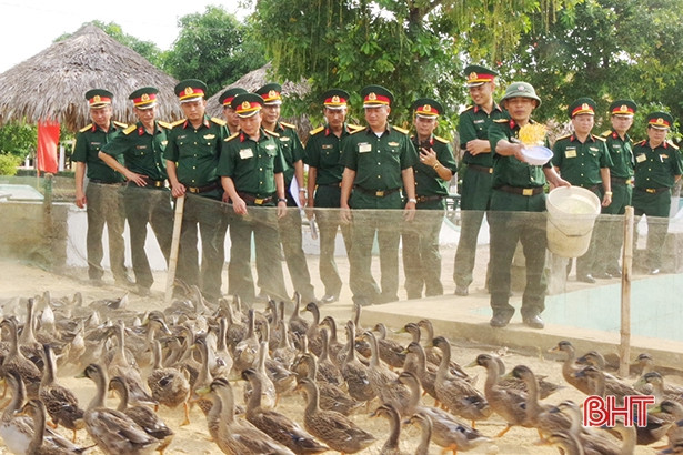 Hoạt động tăng gia sản xuất tại Trung đoàn 841 Hà Tĩnh được đánh giá cao