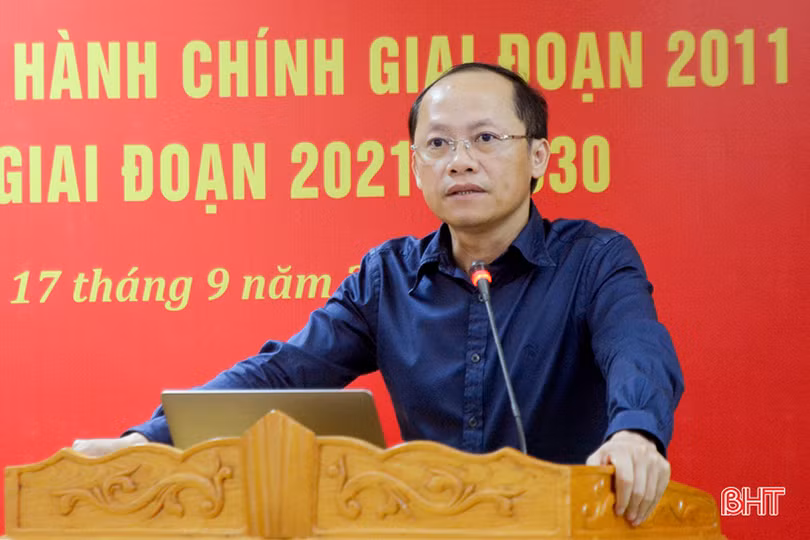 Phấn đấu đưa chỉ số cải cách hành chính của Hà Tĩnh vào top 10 tỉnh đứng đầu cả nước