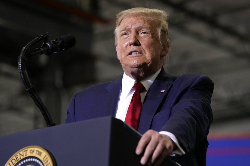 Quang cảnh buổi mít tinh vận động tranh cử gây tranh cãi của Tổng thống Donald Trump