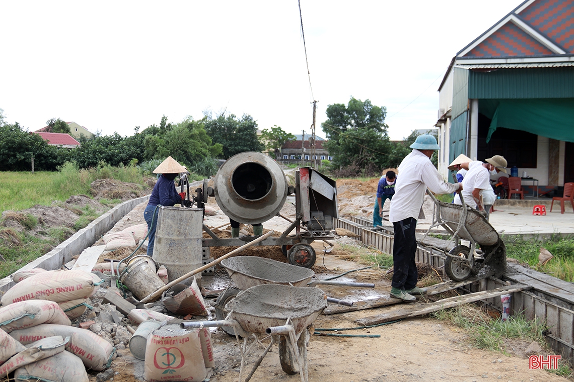 Nhân dân đồng lòng, xã vùng biển Hà Tĩnh tự tin đạt chuẩn NTM nâng cao