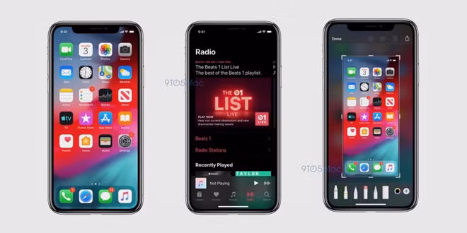 iOS 13 lộ diện - Dark Mode, nhiều ứng dụng được làm mới