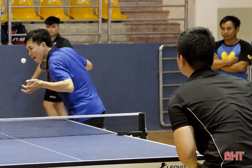 Giải Bóng bàn Báo Hà Tĩnh mở rộng kết thúc thành công