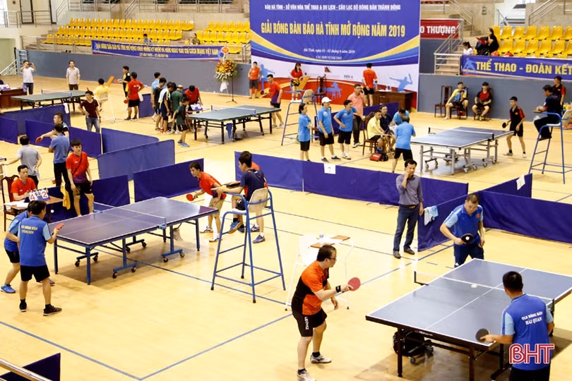 Giải Bóng bàn Báo Hà Tĩnh mở rộng năm 2019: Ấn tượng những pha bóng đẹp