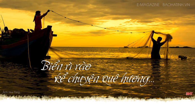 Biển rì rào “kể chuyện” quê hương…