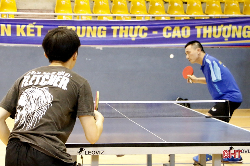 Những gương mặt lọt vào vòng 2 Giải Bóng bàn Báo Hà Tĩnh mở rộng