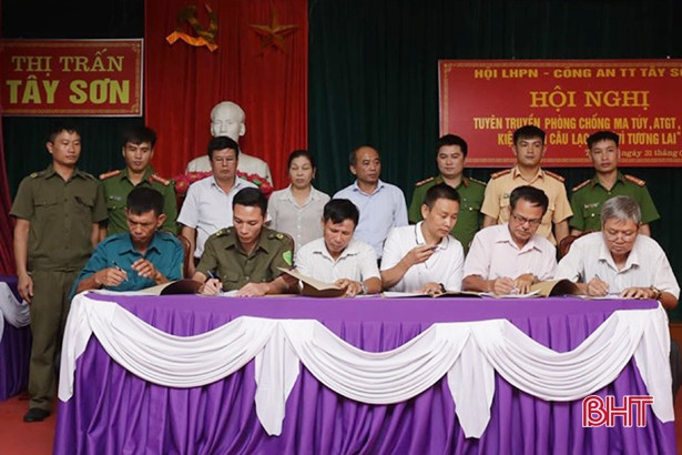 Truyền thông phòng chống tệ nạn ma túy, đảm bảo ATGT, PCCC tại huyện miền núi Hương Sơn