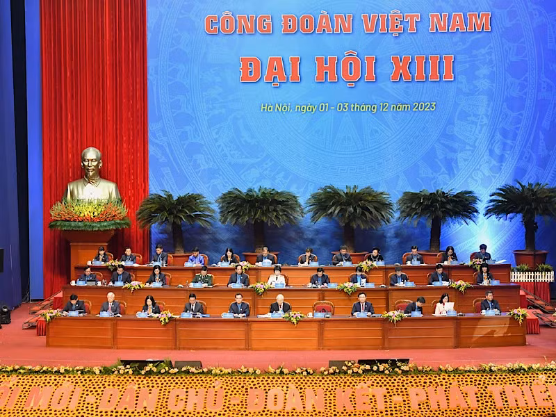 Khai mạc trọng thể Đại hội XIII Công đoàn Việt Nam