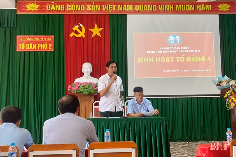 Phát huy vai trò đảng viên nơi cư trú ở TP Hà Tĩnh