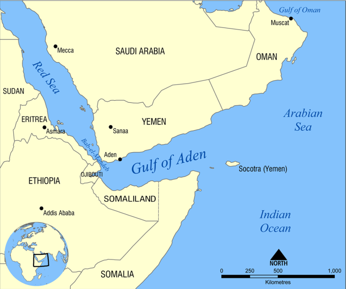 Tàu có thuyền viên Việt Nam bị đột kích ngoài khơi Yemen