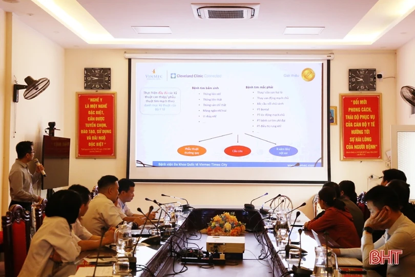 Bệnh viện Vinmec Times City khám sàng lọc bệnh tim cho người dân Hà Tĩnh