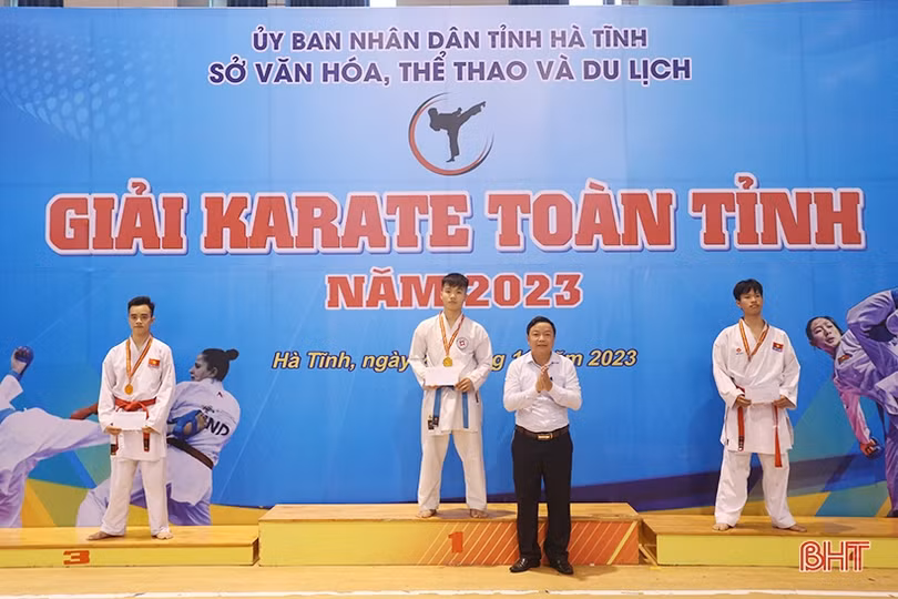 TP Hà Tĩnh nhất toàn đoàn Giải Karate toàn tỉnh