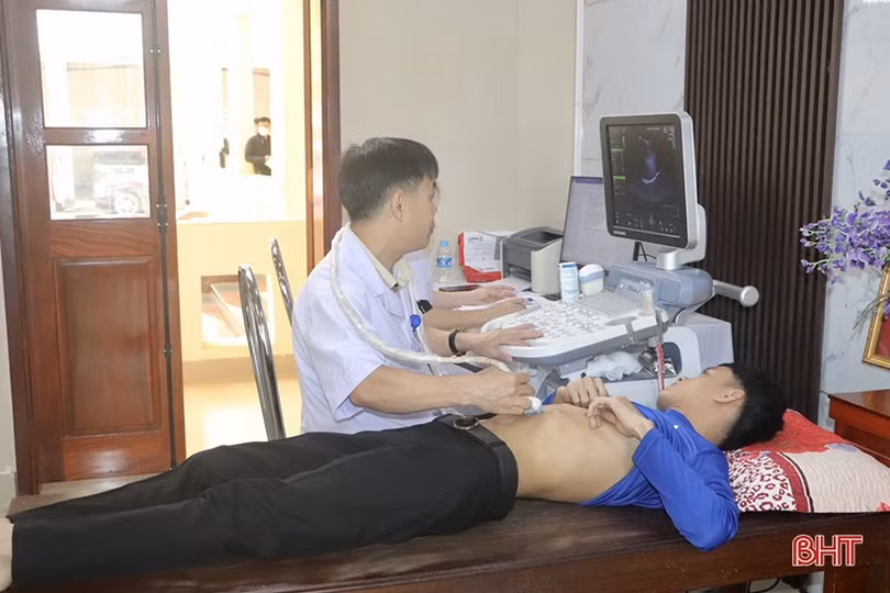 165 thanh niên Vũ Quang tham gia khám tuyển nghĩa vụ quân sự, công an