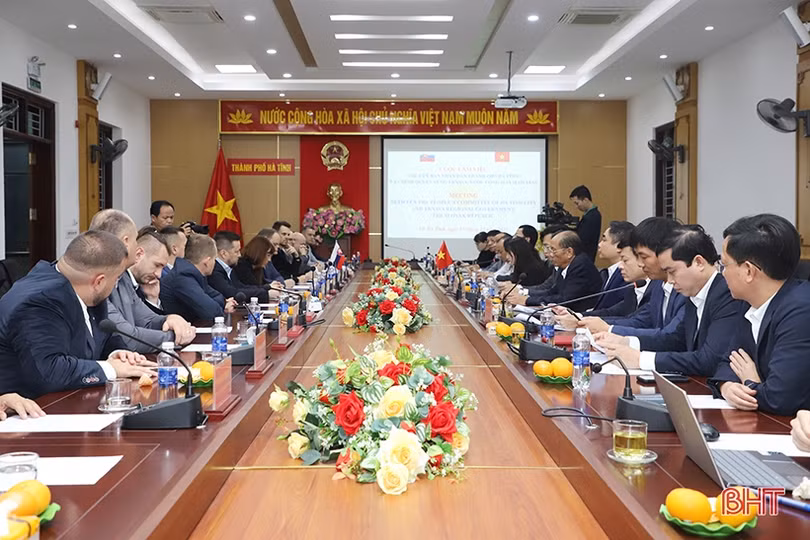 TP Trnava - Slovakia và TP Hà Tĩnh tăng cường hợp tác, cùng phát triển