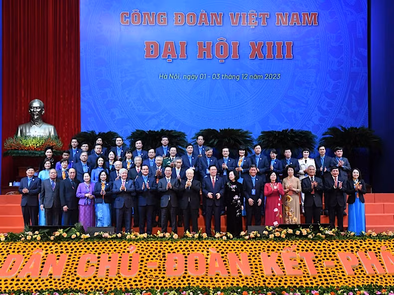 Khai mạc trọng thể Đại hội XIII Công đoàn Việt Nam