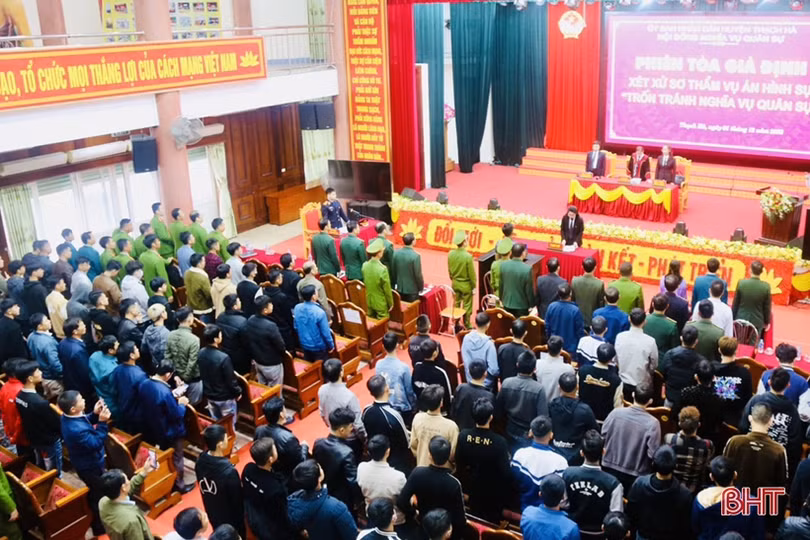 Thạch Hà mở phiên tòa giả định xét xử tội “Trốn tránh nghĩa vụ quân sự”