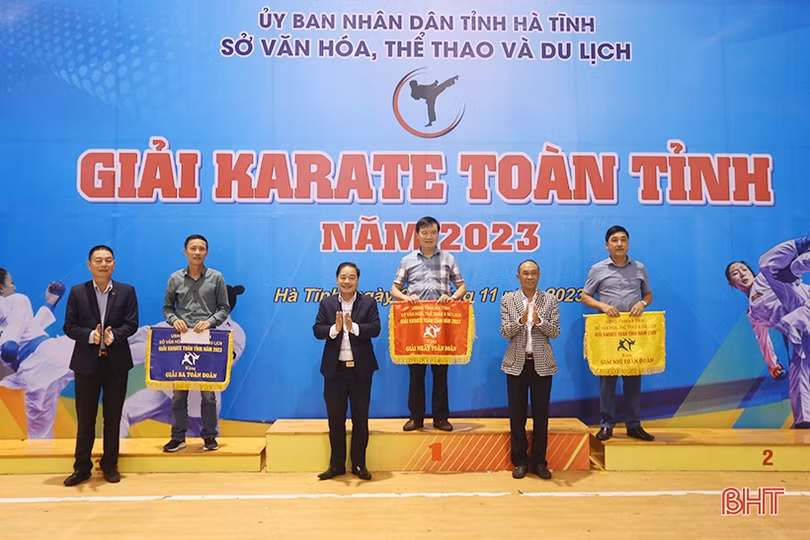 TP Hà Tĩnh nhất toàn đoàn Giải Karate toàn tỉnh