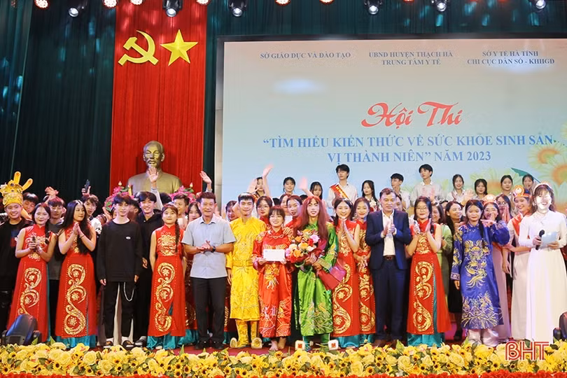 Trường THPT Nguyễn Trung Thiên nhất hội thi tìm hiểu kiến thức về sức khỏe sinh sản vị thành niên