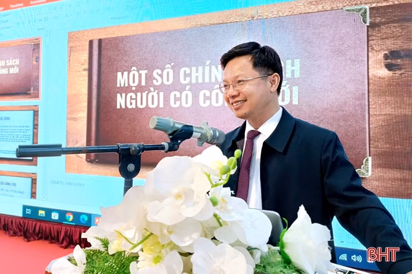 Nâng cao nghiệp vụ thực hiện chính sách cho người có công ở TX Hồng Lĩnh