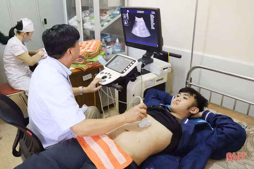 Hương Sơn khám tuyển nghĩa vụ quân sự, công an năm 2024