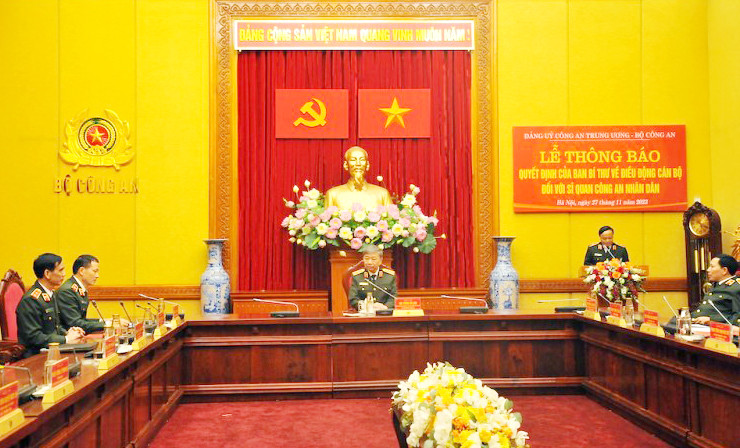 Ban Bí thư điều động Thiếu tướng Vũ Hồng Văn đến công tác tại Ủy ban Kiểm tra Trung ương