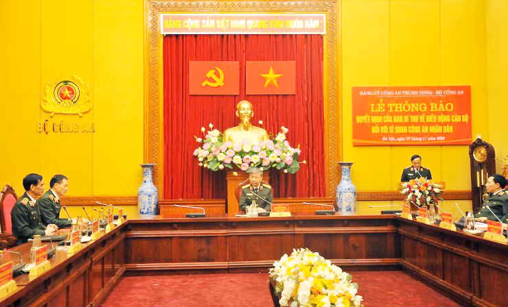 Ban Bí thư điều động Thiếu tướng Vũ Hồng Văn đến công tác tại Ủy ban Kiểm tra Trung ương