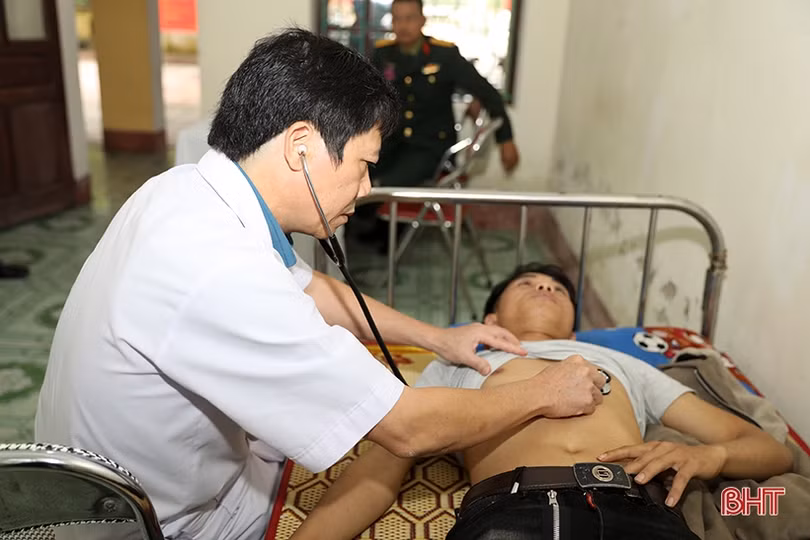 TX Kỳ Anh khám tuyển nghĩa vụ quân sự, công an năm 2024