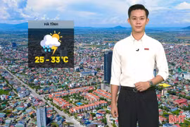 Dự báo thời tiết Hà Tĩnh ngày 20/4: Đêm không mưa, ngày nắng, chiều có mưa rào và dông vài nơi.