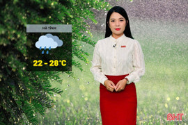 Dự báo thời tiết Hà Tĩnh ngày 22/10: Mưa rào và dông rải rác, cục bộ có mưa to