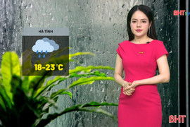 Dự báo thời tiết Hà Tĩnh ngày 24/10: Toàn tỉnh có mưa, nhiều nơi mưa rất to