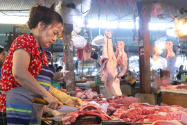 Hàng thịt "lao đao" khi dịch tả lợn Châu Phi chưa được kiểm soát