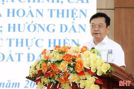 Đẩy nhanh tiến độ, phấn đấu hoàn thành làm sạch dữ liệu đất đai trước ngày 30/11