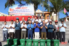 Xã Xuân Lộc ra quân xây dựng nông thôn mới và đợt cao điểm chuyển đổi số