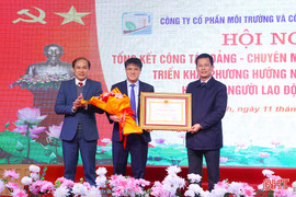 Công ty CP Môi trường và Công trình đô thị Hà Tĩnh phấn đấu đạt doanh thu 145,2 tỷ đồng