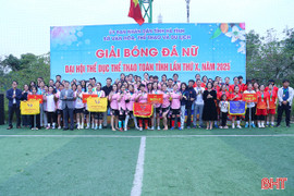 Xác định đội vô địch Giải Bóng đá nữ Đại hội TDTT toàn tỉnh năm 2025