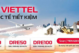Viettel ra mắt hệ gói cước Roaming DRE tiết kiệm mới 