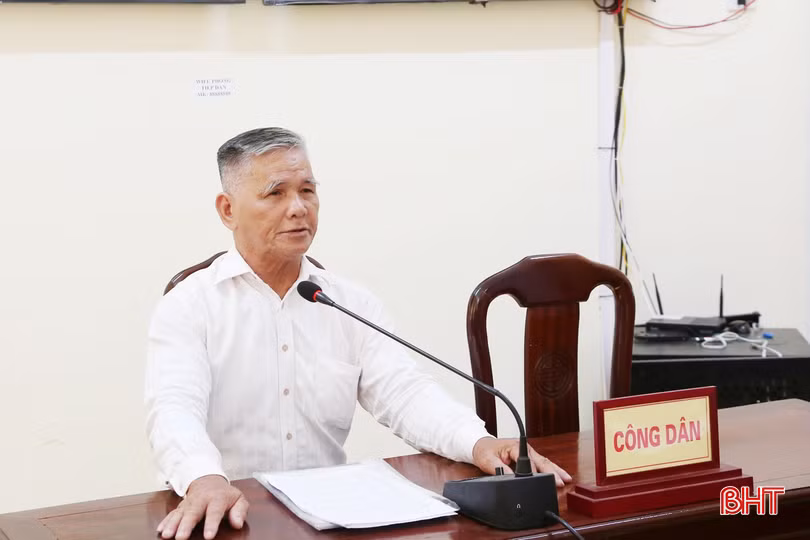 Công dân Hoàng Văn Cừ (phường Hà Huy Tập) kiến nghị liên quan đến việc tách thửa đất.