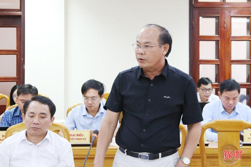 Phó Giám đốc Sở Công thương Dương Thanh Hòa đề xuất một số nội dung khắc phục các tồn tại trong lĩnh vực đầu tư và doanh nghiệp. 9A.jpg