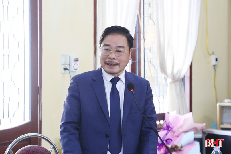 Phó Trưởng ban Tuyên giáo Tỉnh ủy Nguyễn Xuân Hải phát biểu tại hội nghị. bqbht_br_5a.jpg